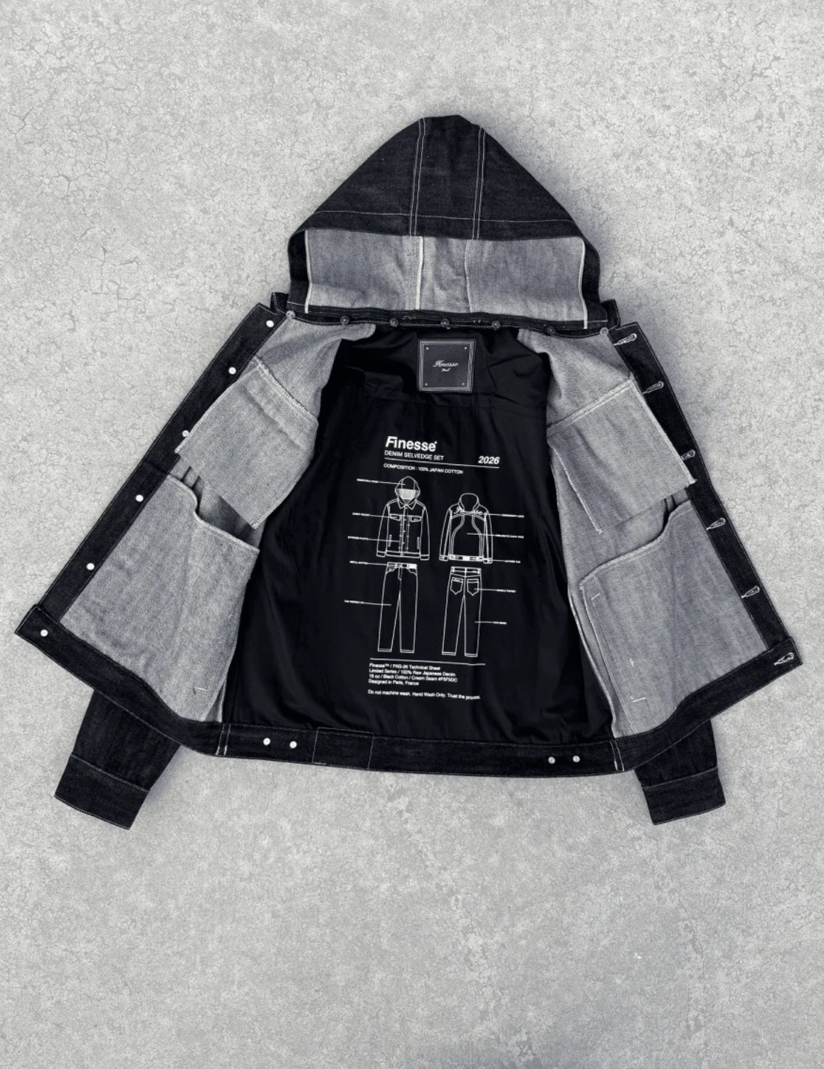 SELVEDGE RAW DENIM JACKET